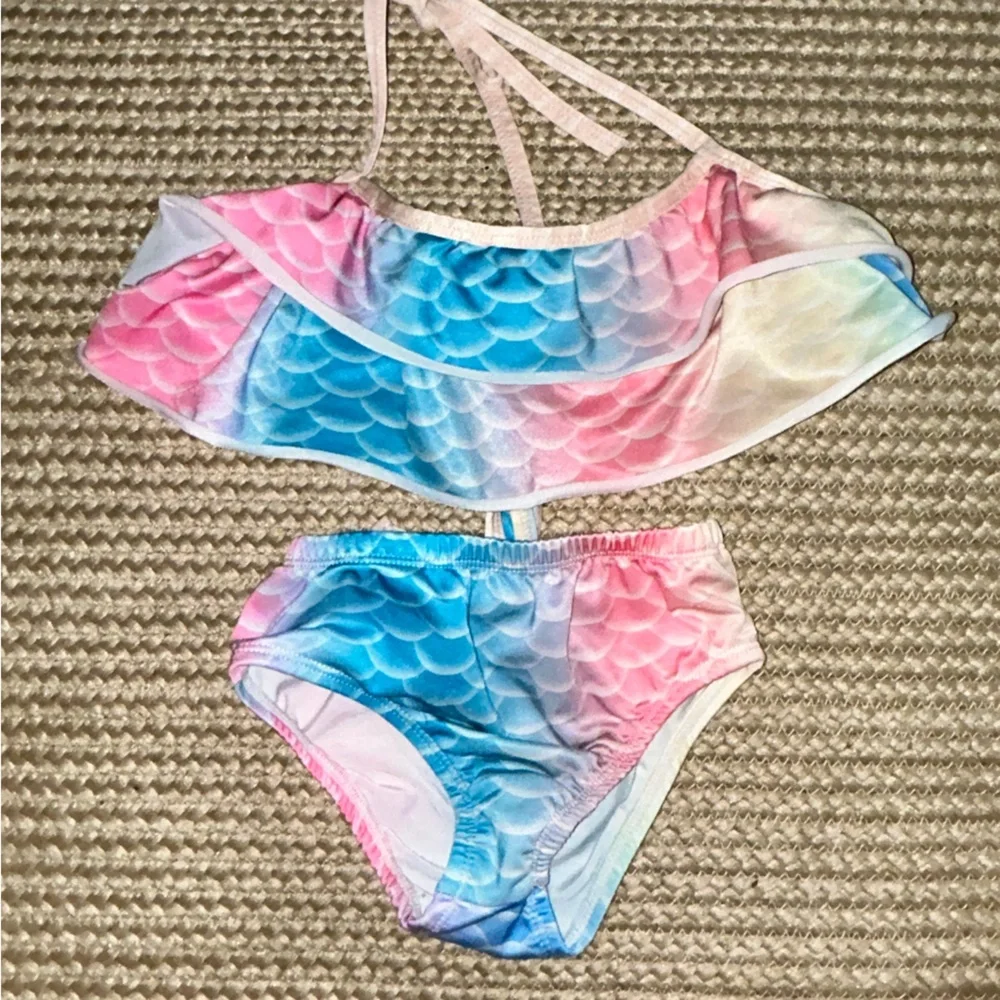 Kids Mermaid Swim Set - Pink and Blue